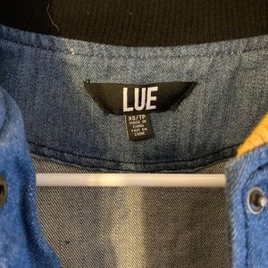 Lue Bomber Jean Jacket
